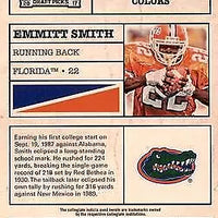 Emmitt Smith 2017 Panini Contenders Draft Picks Old School Colors Series Mint Card #14
