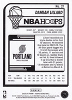 Damian Lillard 2023 2024 Panini Hoops Series Mint Card #21
