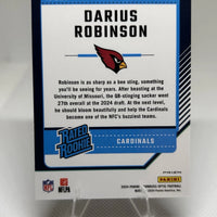 Darius Robinson 2024 Donruss Optic Purple Shock Rated Rookie Series Mint Card #225