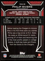 Philip Rivers 2010 Topps Football Draft 75th Anniversary Series Mint Card #75DA-38
