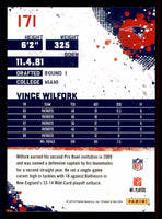 Vince Wilfork 2010 Score Series Mint Card  #171
