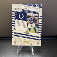 Laiatu Latu 2024 Panini Absolute Red White Blue Kaleidoscope Series Mint Rookie Card #115
