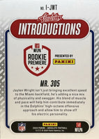 Jaylen Wright  2024 Panini Absolute Introductions Series Mint Rookie Card #I-JWT
