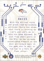 Terrell Davis 2000 Upper Deck Wired Series Mint Card #W2
