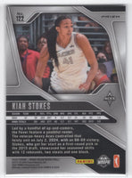 Kiah Stokes 2024 Panini WNBA Prizm Cracked Ice Series Mint Card #122
