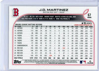J.D. Martinez 2022 Topps Chrome Pink Series Mint Card #67
