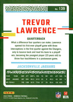 Trevor Lawrence 2023 Donruss Press Proof Blue Series Mint Card #139

