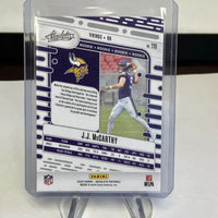 JJ McCarthy 2024 Panini Absolute Series Mint Rookie Card #110
