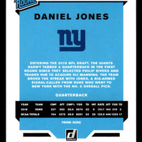 Daniel Jones 2019 Donruss Series Mint Rookie Card #304