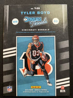 Tyler Boyd 2019 Donruss Threads Game Used Jersey #T-29
