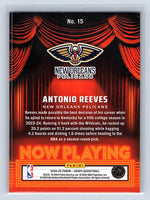 Antonio Reeves 2024 2025 Hoops Now Playing Series Mint Card #15
