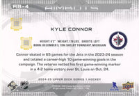 Kyle Connor 2024 2025 Upper Deck Aimbot Series Mint Card #AB-4

