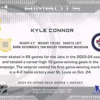 Kyle Connor 2024 2025 Upper Deck Aimbot Series Mint Card #AB-4