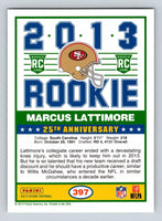Marshon Lattimore 2013 Score Series Mint Rookie Card #397
