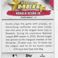 Ronald Acuna Jr 2025 Topps Stars of MLB Mint Card #SMLB-16
