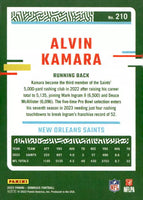 Alvin Kamara 2023 Donruss Press Proof Blue Series Mint Card #210
