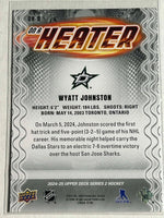 Wyatt Johnston 2024 2025 Upper Deck On A Heater Series Card #OH-9
