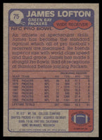 James Lofton 1985 Topps Series Mint Card #75
