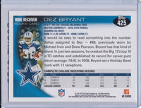 Dez Bryant 2010 Topps Variation Series Mint ROOKIE Card #425
