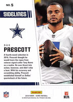 Dak Prescott 2018 Score Sidelines Mint Card #5
