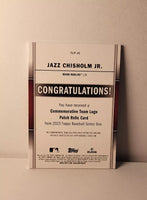 Jazz Chisholm 2023 Topps Team Logo Patch Relic Series Mint Card TLP-JC
