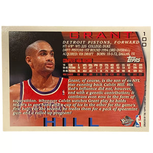 Grant Hill 1996 1997 Topps Foil NBA 50 Series Mint Card #100