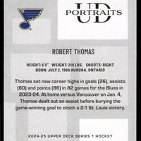 Robert Thomas 2024 2025 Upper Deck UD Portraits Series Mint Card #P-24