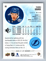 Yanni Gourde 2020 2021 SP Blue Series Mint Card  #86

