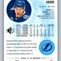 Yanni Gourde 2020 2021 SP Blue Series Mint Card  #86