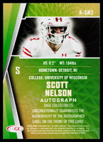 Scott Nelson 2022 SAGE Rookie Autograph Red Series Mint Card #A-SN2
