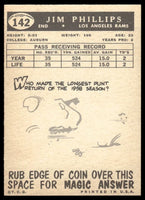 Jim Phillips 1959 Topps EX Condition Card #142
