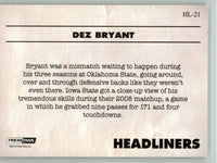 Dez Bryant 2010 Press Pass PE Headliners Series Mint Card #HL-21

