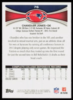 Chandler Jones 2012 Topps Series Mint Rookie Card #76
