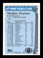 Walter Payton 1987 Topps 1000 Yard Club Series Mint Card #7
