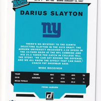 Darius Slayton 2019 Donruss Rated Rookie Series Mint Card #338