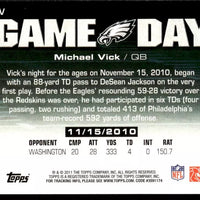 Michael Vick 2011 Topps Game Day Series Mint Card #GD-MV