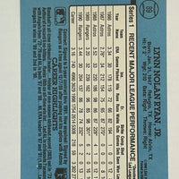 Nolan Ryan 1991 Donruss Series Mint Card #89