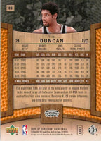 Tim Duncan 2006 2007 Upper Deck Hardcourt Series Mint Card #86
