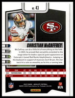 Christian McCaffrey 2021 Panini Absolute Series Mint Card #43
