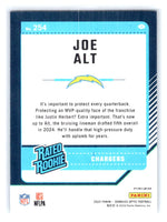 Joe Alt 2024 Donruss Optic Purple Shock Rated Rookie Series Mint Card #254
