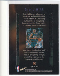 Grant Hill 1997 1998 SkyBox Premium Rock n' Fire Series Mint Card #10