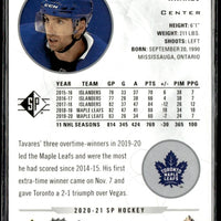 John Tavares 2020 2021 SP Series Mint Card  #22