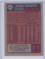 Dan Fouts 1985 Topps Series Mint Card #372

