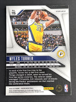 Myles Turner 2024 2025 Panini Prizm Green Series Mint Card #115
