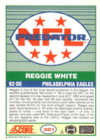 Reggie White 1989 Score Series Mint Card #321
