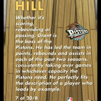 Grant Hill 1997 1998 SkyBox Z-Force Boss Series Mint Card #7