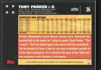 Tony Parker 2007 2008 Topps 50th Anniversary Mint Card #36
