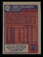 John Stallworth 1985 Topps Series Mint Card #363
