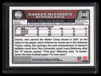 Darren McFadden 2008 Topps Chrome Series Mint Rookie Card #346
