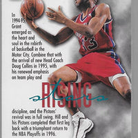 Grant Hill 1996 1997 Ultra Rising Stars Canvas Series Mint Card #4